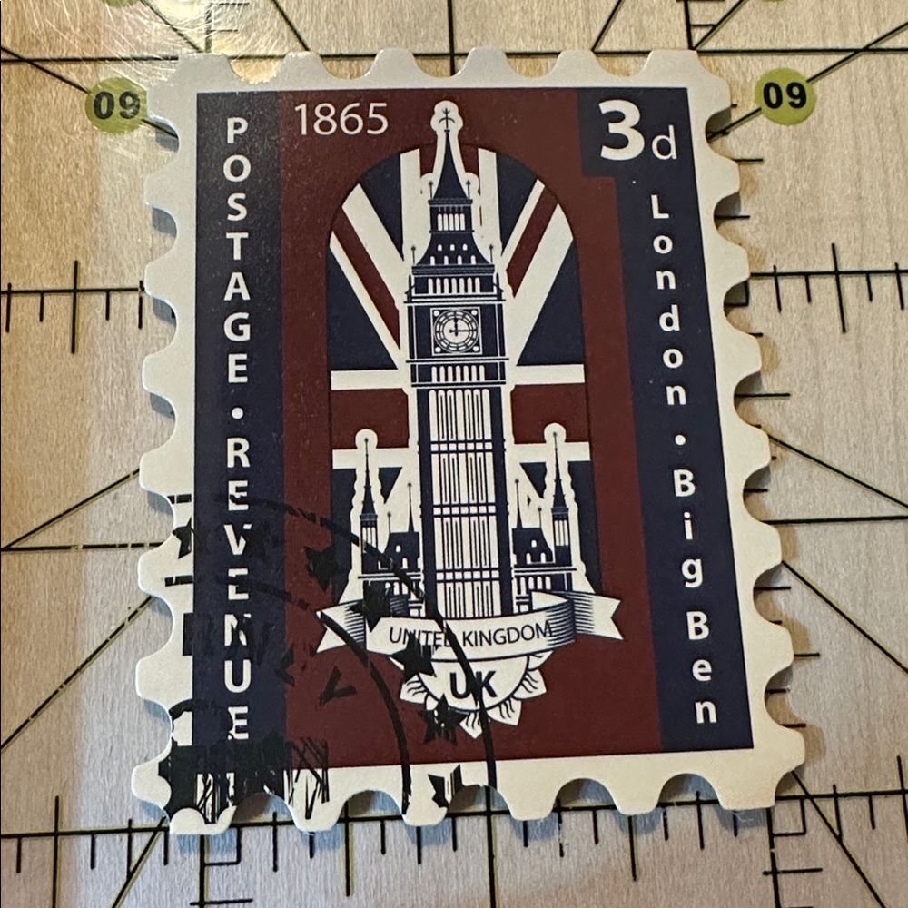💜13/$13 +Bundle Sticker Sale | Travel London UK Stamp Waterproof Sticker